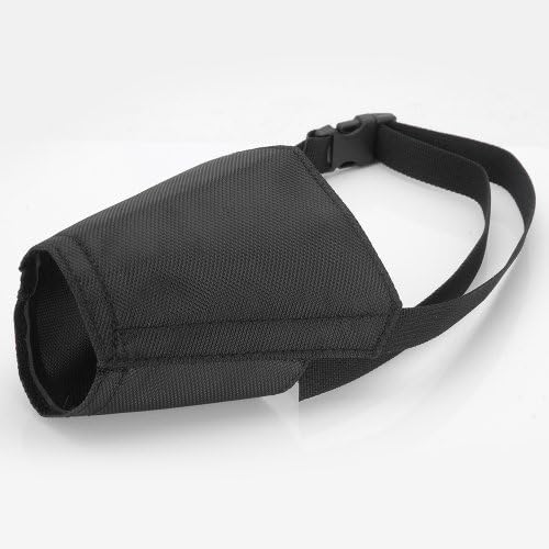 Nylon Adjustable Dog Grooming Muzzle No Bark Bite Safety Protection Choose Size (Medium)