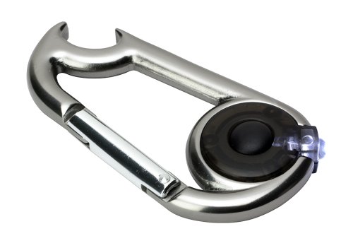 Childrens Toyshop  Toys : True Utility - TU18 - LED Carabineer - Silver