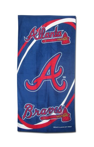 Atlanta Braves Fiber Reactive Pool/Beach/Bath Towel (Team Color)