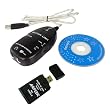 Black Guitar to USB Interface Link Cable Audio Adapter for PC/MAC Recording with Variable-speed File Playback Function for MP3, WAV,AIFF Audio Files(support vista and MAC) with USB 2.0 AGPtek All-In-One Card Reader Black Guitar to USB Interface Link Cable Audio Adapter for PC/MAC Recording with Variable-speed File Playback Function for MP3, WAV,AIFF Audio Files(support vista and MAC) with USB 2.0 AGPtek All-In-One Card Reader