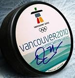Evgeni Malkin Signed Team Russia 2010 Olympic Hockey Puck