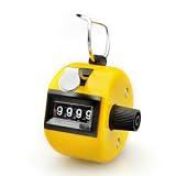 GOGOâ¢ Hand Tally Counter - Yellow, Handheld Tally Cliker, ABS Tally Counter Clicker