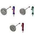 College Steak Branding Irons - A-L