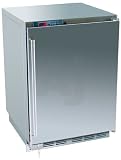 Perlick H1RD1O 24 Outdoor Refrigerator with 4.9 cu. ft. Capacity, Variable Speed Compressor and Electronic Digital Control & Temperature Readout: Stainless Steel Door
