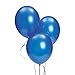 Fun Express Round Latex Balloons - 11' | Metallic Blue | Pack of 24