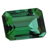 Nigerian Sea Green Tourmaline 7x5 MM Emerald Cut: 1.08 Carats