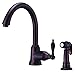 Danze D401540RB Fairmont Single Handle Kitchen Faucet with Side Spray, Oil Rubbed Bronze