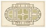 41OYThubZOL. SL160  Antique Garden Plan I Art Poster Print by Jean Deneufforge, 26x16
