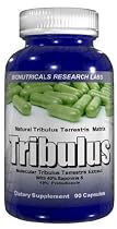 Tribulus Terrestris - 90 Capsules 450mg 40% Saponins 180mg Testosterone Booster
