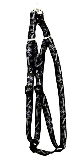 Yellow Dog Design Oakland Raiders Licensed NFL Step-In Dog Harness, Large, 25-Inch by 40-Inch
