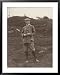 Gentleman in His Plus-Fours Ready to Play a Game of Golf Framed Art Poster Print, 31x39