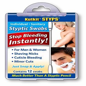 Special Pack of 5 STYPTIC SWABS K-050 12 per pack X 5
