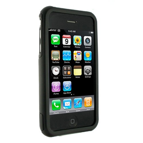 (8 Colors Available) Hard Rubber Crystal case polycarbonate Apple iPhone 3G /3G S + screen protector fits iPhone 3G / iPhone 3GS 8gb, 16gb, 32gb