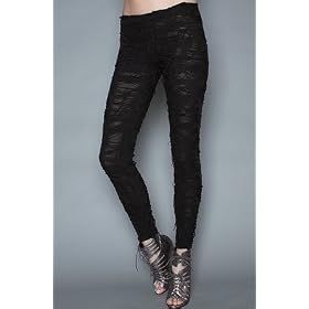 Buy *NYC Boutique The Destroyed Leggings in Black,Leggings for Women by NYC Boutique