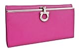 Apparel : Salvatore Ferragamo Pink G. Icona Vitello Wallet 22-4633