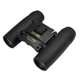 30*60 Zoom Folding Telescope Binoculars 126m/1000m CoatedOptics Fishing Birding BCF Black