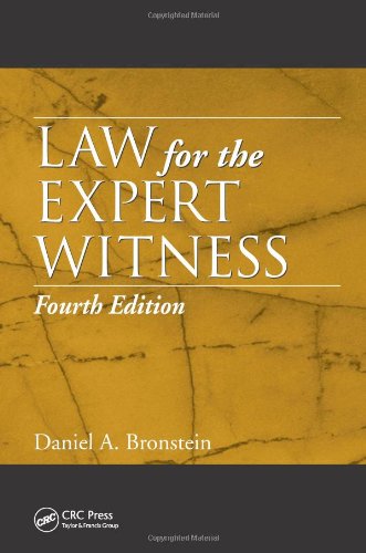 Law for the Expert Witness, Fourth Edition