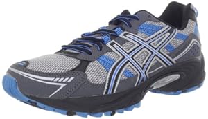 ASICS Men's GEL-Venture 4 Running Shoe,Charcoal/Carbon/Blue,10.5 M US
