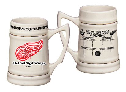 Buy Detroit Red Wings 2008 STANLEY CUP CHAMPIONS STEIN by Hunter