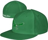 Philadelphia Eagles Mitchell & Ness Alternate Throwback Logo Fitted Hat