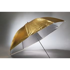 40 Gold Silver Relective Umbrella Photo Umbrella By Fancierstudio 40 Glod/slv