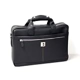 Luxurious Executive Faux Leather Briefcase Bag for the HP Mini 5101 FM955UT 10.1-Inch Black Netbook