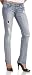 Request Juniors' Straight Leg Jean with Distressing