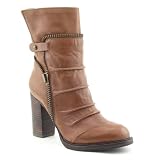 BCBGeneration Clown Boots Ankle Shoes Brown Womens