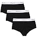 WingsLove Women's Modern Cotton Seamless Soft Boyshort Panties Underwear Pack of 3