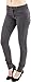 Eunina Jeans Women's Skinny Jean, Mid Rise, Stretchy, Back Pocket Detail Grey
