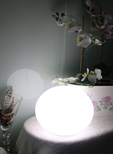 Smartandgreen Cordless and Rechargeable , Waterproof and Unbreakable,Rechargable and Remote-controlled , Home and Outdoor PE 110-220V colorful LED Table Lamp 0.7kg -Ball
