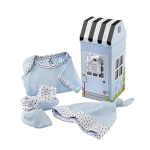 Baby Aspen Welcome Home Baby 3-Piece Layette Gift Set - Blue