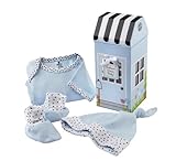 Baby Aspen Welcome Home Baby 3-Piece Layette Gift Set, Blue, 0-6 Months