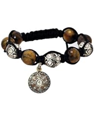 14kt Solid Gold 3.05ct Diamond Pave Macrame Bracelet Fashion Jewelry