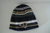 NFL St Louis Rams Reversible Knit Beanie Hat Ski Skull Cap Lid Toque
