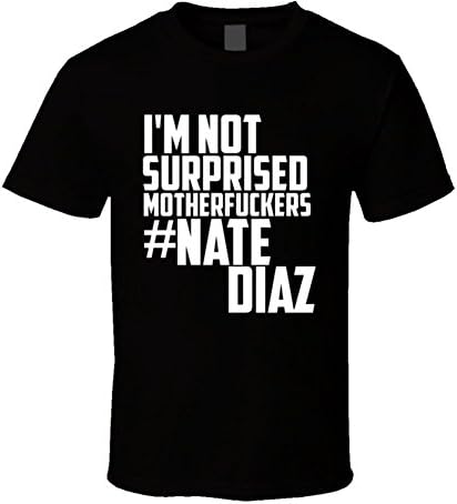Nate Diaz UFC Diaz Brothers Fan T Shirt M Black