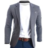 FLATSEVEN Mens Slim Fit Casual Premium Blazer Jacket (BJ102)
