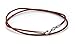 BICO 2mm Brown Leather Necklace (CL8 Brown)