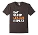 Men's Gamer: LOL Eat Sleep League Repeat gaming T shirt 2016 Large Asphalt