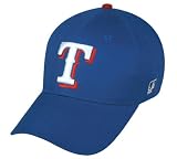 Texas Rangers (Home - Blue) ADULT Adjustable Hat MLB Officially Licensed Major League Baseball Replica Ball Cap