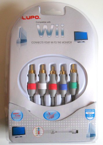 Childrens Toyshop  Electronics : LUPO NINTENDO WII PREMIUM COMPONENT HD AV CABLE