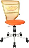 Topstar Titan Junior Toggo Kinder- und Jugenddrehstuhl / inklusiv Stundenplan, Schreibblock und Schreibtischunterlage im Toggo-Design / orange-gelb