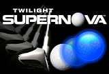Twilight Supernova White, Green and Blue Illuminated Golf Balls