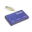 Zonet 4 Port Usb 2.0 Hub W Power Adapter