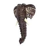 All Natural Handmade Elephant Head Wall Hanging