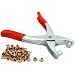 50 Eyelets & Pliers Leatherworking Eyelets Punch Tools
