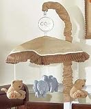 CoCaLo Sahara Musical Animals Mobile - Tan