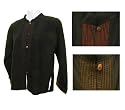 Sirisha Women's Thai Silk Tunic, Black With Embroidered Accents