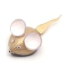 Mouse Brooch by Cilea (Gold)