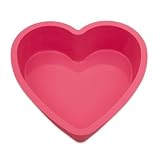 SiliconeZone Mini Heart Pan, Pink